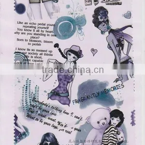 Gril Design of Printing Transfer Foil thumbnail-1