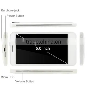 Original UTime FX 4GB White, 5.0 Inch 3G Android 4.2 Smart Phone thumbnail-3