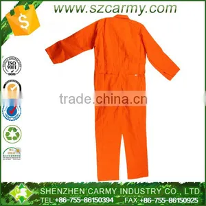 Men's OR Orange Twill Pre Shrunk Inseams 100% Cotton Working Coverall thumbnail-2