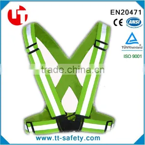 High Visible Elastic Safety Industrial Safety Belt With Reflective Tape thumbnail-1