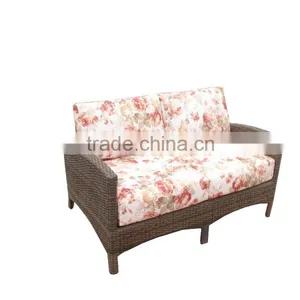 2015 Outdoor Furniture Rattan Double Sofa thumbnail-1