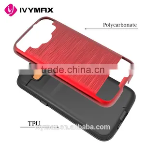 Newest Metal Brushed Texture Impact Resistant Heavy Duty Hybrid Dual Layer Shockproof Protective Cover Shell for Samsung J2 2016 thumbnail-6