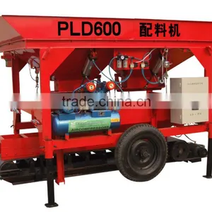 PLD600 Concrete Batching Plant Machine Productivity Capacity 48CBM/H With Measure Hopper thumbnail-1