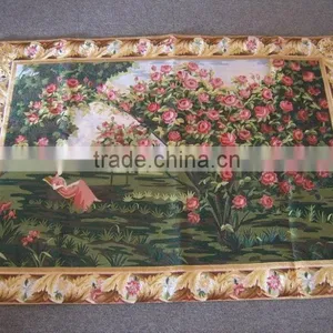 Beautiful Nature Design Embroidery Tapestry Same Like Painting thumbnail-2