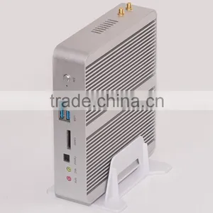 Mini Pc/mini Chassis Dual N2810/fanless HTPC/tv Box/industrial Personal Computer With All Aluminum 8GB DDR3 1600MHz thumbnail-1
