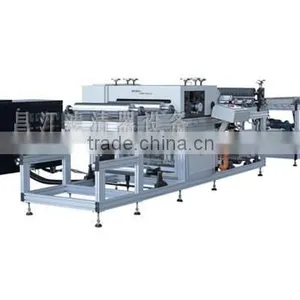 25.4mm Gluing Interval Filter Making Machine , Controlled by PLC and Monit for Car Air Filter Euipment thumbnail-1