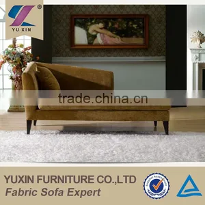 High Grade Copper Nail Chaise Lounge With Wood Legs Quality Choice Most Popular thumbnail-3