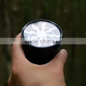 Lightning Aluminum 4-Part Tobacco Spice Tea Herb Grinder (2.5") With Pollen Catcher, Cleaning Brush and Scraper (Orange) thumbnail-6