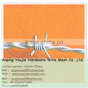 High Quality Hot / Electro Galvanized Barbed Wire thumbnail-1