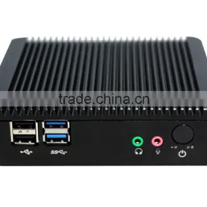 Thin Client Linux Mini pc Server Fanless Computer Dual Lan J1900 Baytrial Mini pc Hdmi 1080p Rj45 2G RAM 8G SSD thumbnail-3