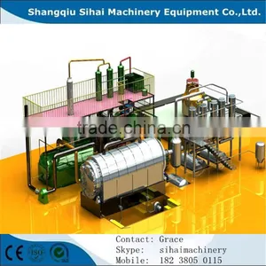 Waste Oil Refinery Distillation Plant With Warranty thumbnail-1