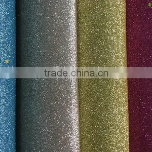 Shinny Glitter Polyurethan Synthetic PU Leather With TC Backing for Shoes Upper thumbnail-1