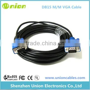 25FT 25 FT 15 PIN SVGA SUPER VGA Monitor Male to Male Cable BLUE CORD FOR PC TV thumbnail-1
