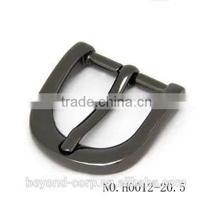 20.5mm Black Gunmetal Shiny Coating Finish Buckle thumbnail-4