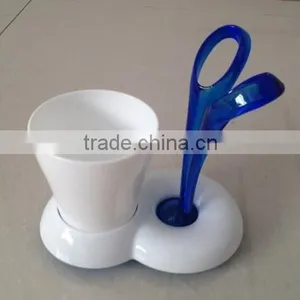 Plastic Toothbrush Holder With Cup,Bathroom Accessories thumbnail-1