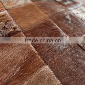 Hot Selling Anti Fire Carpet With Lowest Cheapest Price Directly Factory Price Carpet Cowhide Patchwork Rug Acylic Tufted Carpet Quality Choice thumbnail-1