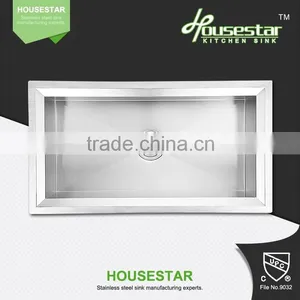 R10-7548 New Product High Quality Undermount Single Bowl Handmade Stainless Steel Kitchen Wash Sink thumbnail-6