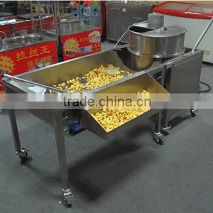 Automatic Gas Heating Caramel Pop Corn Snack Machine thumbnail-1