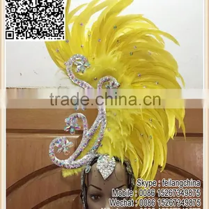 Wholesale Price Luxury Diamond Samba Carnival Headdress Headpiece thumbnail-5