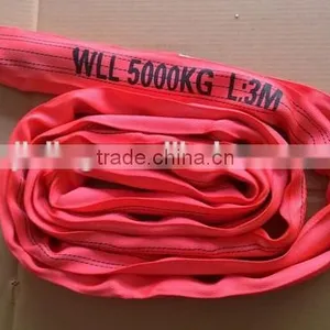 Heavy 5 Ton Textile Lift Round Slings thumbnail-1