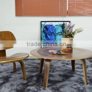 Wooden Round Table With Four Legs thumbnail-1