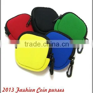 2016 Hot Selling! Funny Coin Purse With Zipper and Hook Made of Neoprene,good Gift for Promotion thumbnail-1