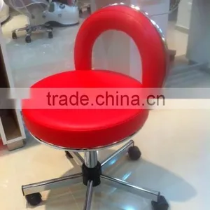 PU Bar Stool, Adjustable Swivel Bar Stool for Nail Salon SK-E11 (H) thumbnail-1
