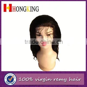 Hot Sell Indian Human Hair Front Lace Wig Made In China thumbnail-1