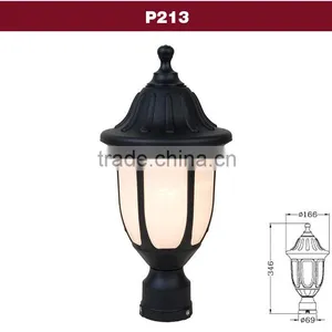 P213 Plastic Outdoor Lamp Garden Lantern Exterior Standing Energy Saving Light Lamp thumbnail-6