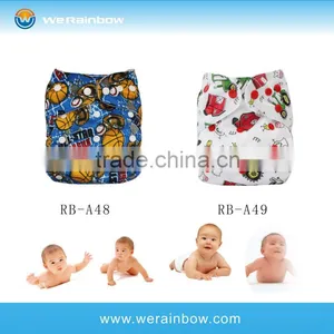Wholesale Custom Printed Cartoon Cloth Diaper Baby Diapers thumbnail-1