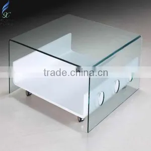 Hot Bending Glass Tea Table /Toughened Glass Factory thumbnail-1