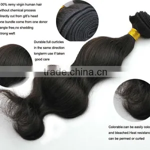 Direct Factory Wholesale Sell Best Unprocessed Top 5A Human Remy Virgin Hair Extension thumbnail-1