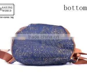 Hottest Vintage Style With Printing Ladies Canvas Backpack thumbnail-5