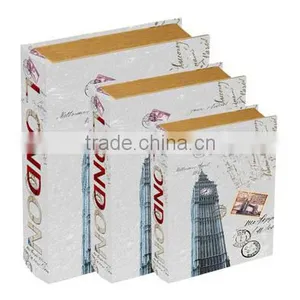 Vintage London Style Wooden Book Box thumbnail-1