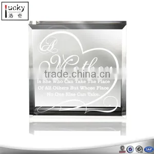 Custom Made Acrylic Heart Design Glass Paperweight/acrylic Paperweight With Customized Logo thumbnail-1