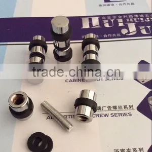 HJ-187 Stainless Steel Glass Clamp Support Glass Door Support thumbnail-3