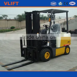 2.5 Ton Electric Battery Forklift Truck Lifting Height 4m With Full Free Mast thumbnail-1