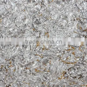 Beautiful Pattern Agglomerated Quartz Slab thumbnail-2