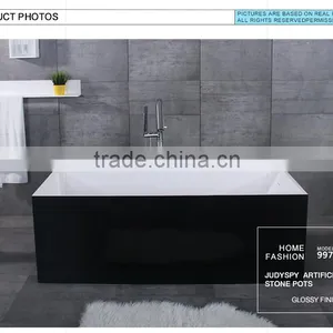 Cast Resin Stone Bathtub Freestanding YG9970 thumbnail-4