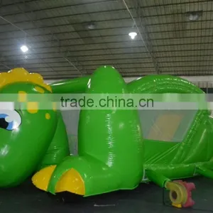 Selling Cutely Giant Dinosaur Castle Combo Inflatable Combo Bouncer for Children thumbnail-4