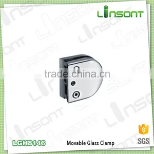 Factory Supply Zinc Alloy Metal Clips Glass Accessories Clamp thumbnail-1