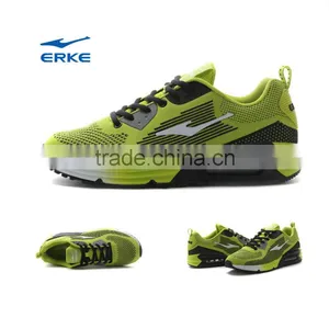 ERKE Knitted Breathable Mesh Upper Brand Mens Sports Shoes With Air Cushion thumbnail-3