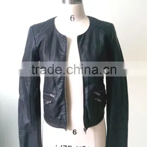 Lady's Pu Jacket thumbnail-1