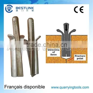 Quarry Stone Manpower Splitting Plug and Feathers thumbnail-4