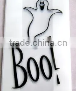 Beautiful Printed Halloween Treat or Trick Plastic Loot Bags thumbnail-3