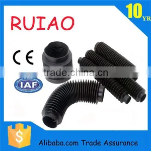 Customed Corrugated Flexible Silicone Machine Shield Rubber Bellow Waterproof Dust Cover for Cnc Machine thumbnail-1