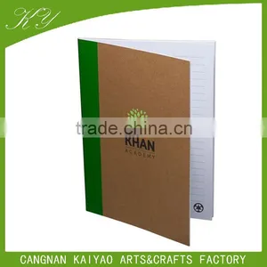 A5 Cute Cheap Recycled Brown Kraft Paper Blank Notebook thumbnail-3