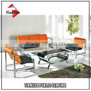 TZ-B01 Metal Frame Waiting Sofa for Office Reception thumbnail-2