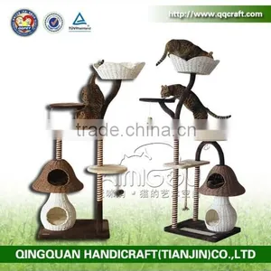 Nicely Cat Tower/cat Tree With Scratcher/cat Scratcher High Perch thumbnail-1
