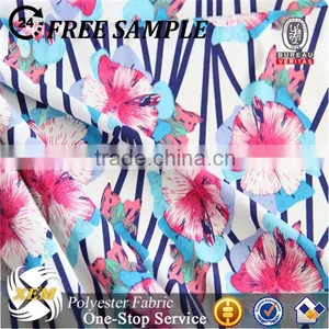 New Design Shaded Silk Chiffon Floral Printed Fabric thumbnail-5